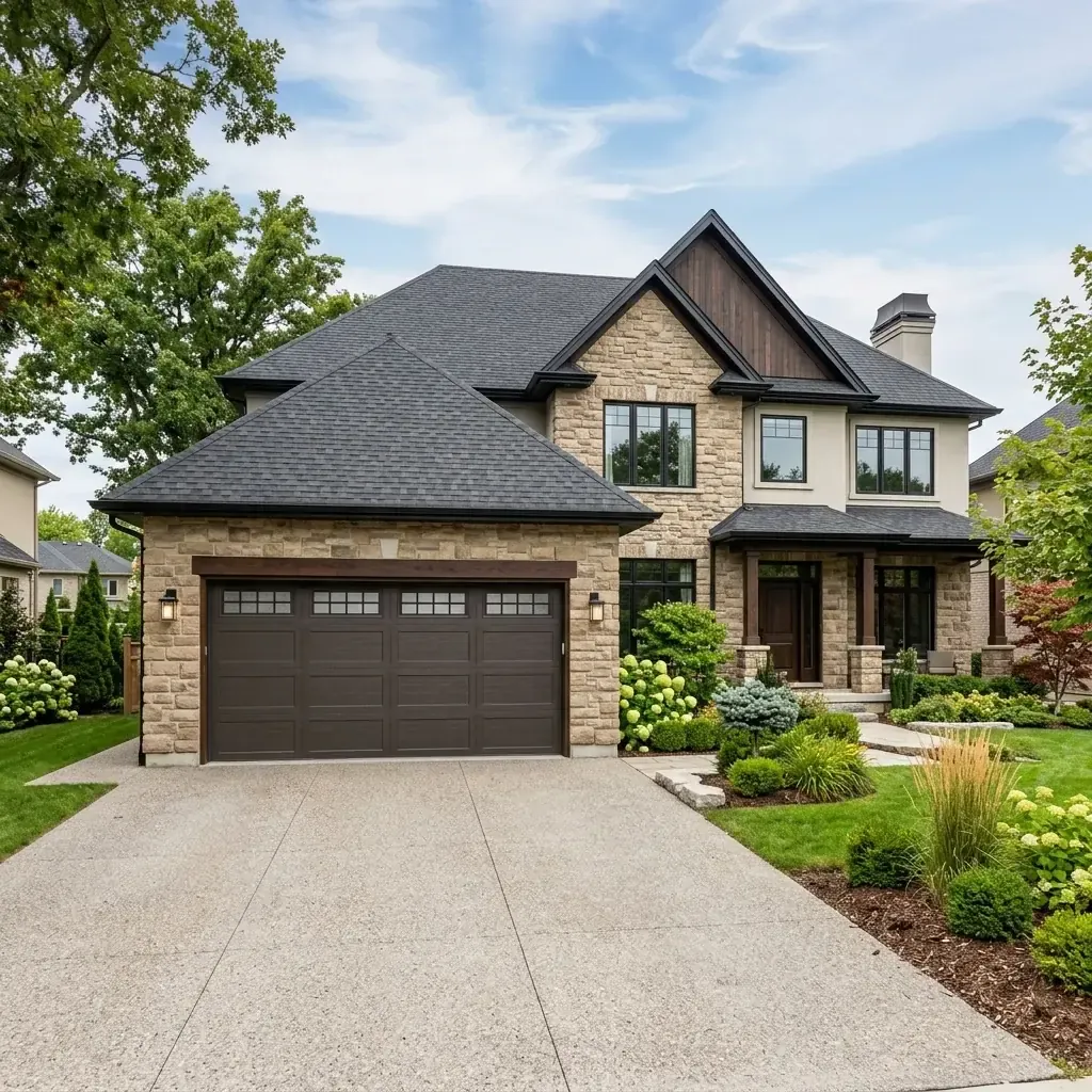 Double-Car Steel Insulated Denver Garage Door LTD