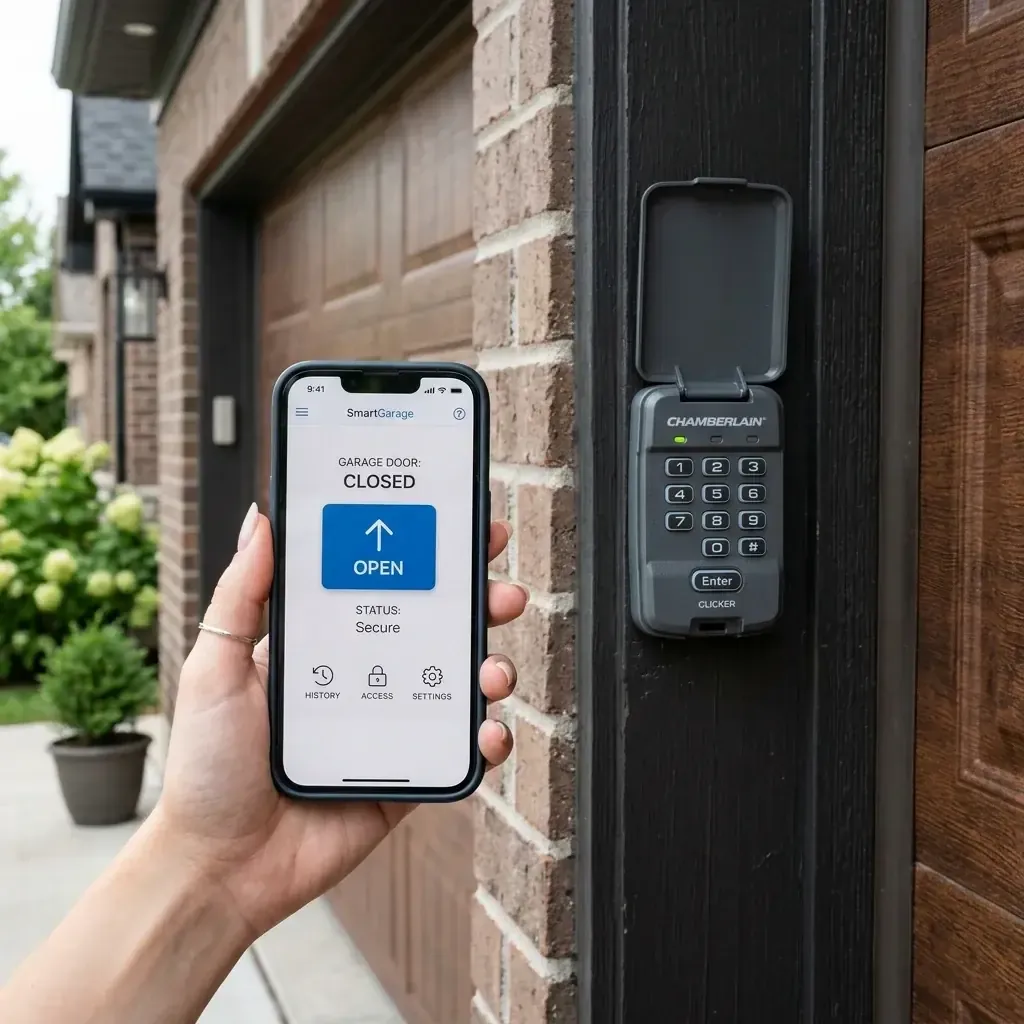 Wireless Keypad & App Denver Garage Door LTD
