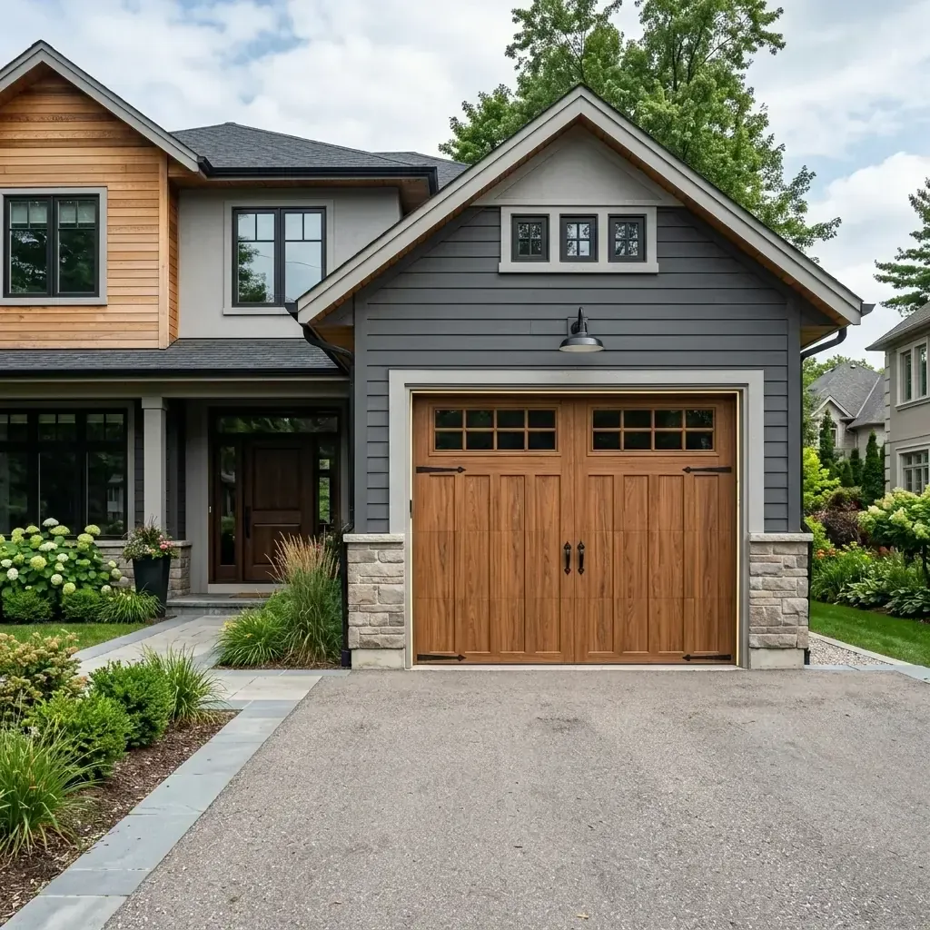 Insulated Carriage House Garage Door